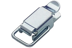 Non-Adjustable Toggle Latch Light Duty Mild Steel Zinc Plate Passivate (Silver Blue)
