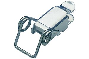 Spring Claw Toggle Latch Light Duty Mild Steel Zinc Plate Passivate (Silver Blue)