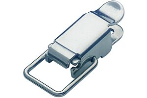 Non-Adjustable Toggle Latch Light Duty Mild Steel Zinc Plate Passivate (Silver Blue)