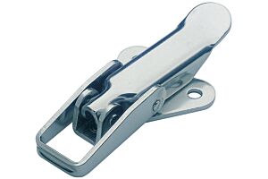 Non-Adjustable Toggle Latch Light Duty Mild Steel Zinc Plate Passivate (Silver Blue)