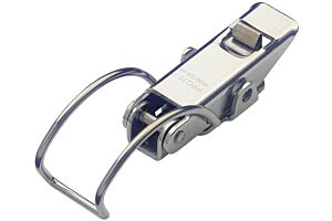 Spring Claw Toggle Latch with Safety Catch Light Duty Stainless Steel (Natural)