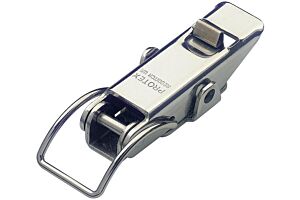 Spring Claw Toggle Latch with Safety Catch Light Duty Stainless Steel (Natural)