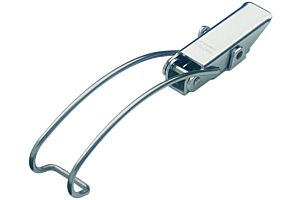 Spring Claw Toggle Latch Light Duty Mild Steel Zinc Plate Passivate (Silver Blue)