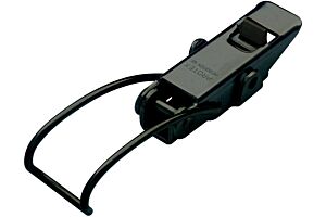 Spring Claw Toggle Latch with Safety Catch Light Duty Mild Steel Black