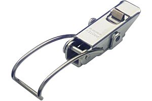 Spring Claw Toggle Latch with Safety Catch Light Duty Stainless Steel (Natural)