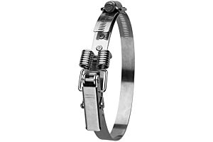70-115mm Diameter High Torque Spring Claw Stainless Steel Quick Release Bandclamp (Natural)