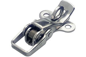 Non-Adjustable Toggle Latch Light Duty Padlockable Stainless Steel (Natural)