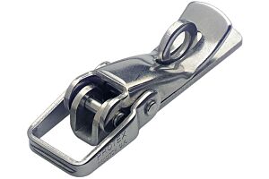 Non-Adjustable Toggle Latch Light Duty Padlockable Stainless Steel (Natural)