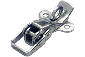 Non-Adjustable Toggle Latch Light Duty Padlockable Stainless Steel (Natural)