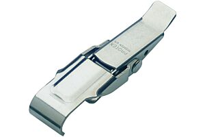 Non-Adjustable Latch Medium Duty Mild Steel Zinc Plate Passivate (Silver Blue)