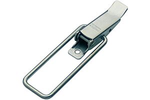 Non-Adjustable Latch Medium Duty Mild Steel Zinc Plate Passivate (Silver Blue)