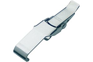 Non-Adjustable Latch Medium Duty Mild Steel Zinc Plate Passivate (Silver Blue)