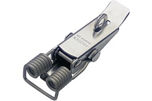 Spring Claw Latch Medium Duty Padlockable Stainless Steel (Natural)
