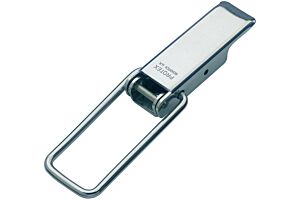 Non-Adjustable Latch Medium Duty Mild Steel Zinc Plate Passivate (Silver Blue)