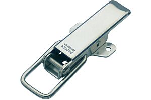 Non-Adjustable Latch Medium Duty Mild Steel Zinc Plate Passivate (Silver Blue)