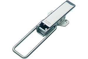 Non-Adjustable Latch Medium Duty Mild Steel Zinc Plate Passivate (Silver Blue)