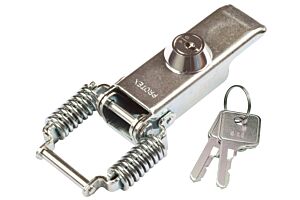Spring Claw Latch with key Lock Medium Duty Stainless Steel