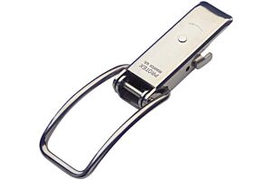 Spring Claw Latch with Safety Catch Medium Duty Stainless Steel (Natural)