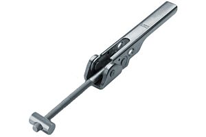 Adjustable Toggle Latch Heavy Duty Mild Steel Zinc Plate Passivate (Silver Blue)