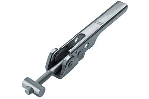 Adjustable Toggle Latch Heavy Duty Mild Steel Zinc Plate Passivate (Silver Blue)