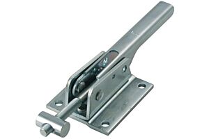 Adjustable Toggle Latch Heavy Duty Padlockable Mild Steel Zinc Plate Passivate (Silver Blue)