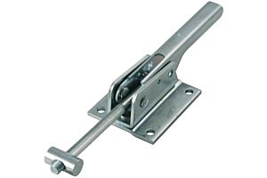 Adjustable Toggle Latch Heavy Duty Padlockable Mild Steel Zinc Plate Passivate (Silver Blue)