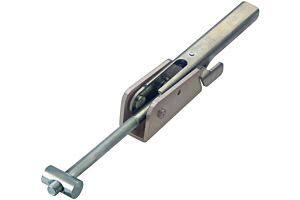 Adjustable Toggle Latch Safety Catch Heavy Duty Mild Steel Zinc Plate Pass (Silver Blue) Self Finish Base
