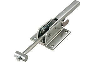 Adjustable Toggle Latch with Safety Catch Heavy Duty Stainless Steel (Natural)