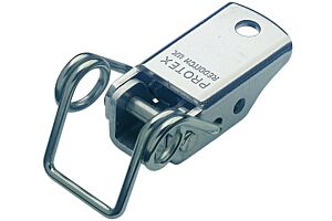 Spring Claw Toggle Latch Light Duty Mild Steel Zinc Plate Passivate (Silver Blue)
