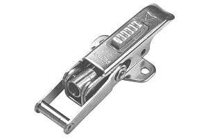 Adjustable Latch with Safety Catch Medium Duty Stainless Steel (Natural)