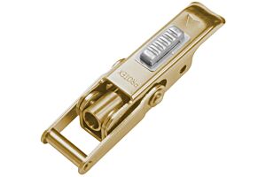 Adjustable Latch with Safety Catch Medium Duty Mild Steel Zinc Plate Passivate (Yellow)