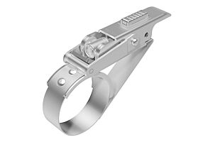 42-45mm Diameter Stainless Steel Quick Release Bandclamp with Safety Catch