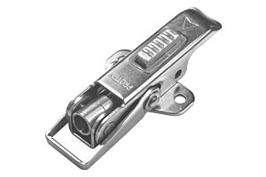 Adjustable Latch with Safety Catch Medium Duty Stainless Steel (Natural)