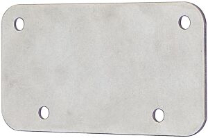Handle Backing Plate Stainless Steel (Natural)