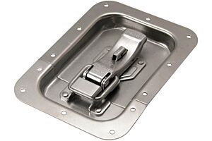 ProLatch in Recess Dish with Safety Catch Stainless Steel (Natural)