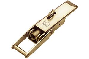 Adjustable Latch Medium Duty Padlockable Mild Steel Zinc Plate Passivate (Yellow)