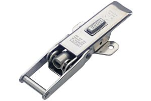 Adjustable Latch with Safety Catch Medium Duty Stainless Steel (Natural)
