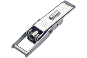 Adjustable Latch with Safety Catch Medium Duty Stainless Steel (Natural)