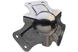 Corner Protector Bracket Mild Steel Zinc Plate Passivate (Silver Blue)