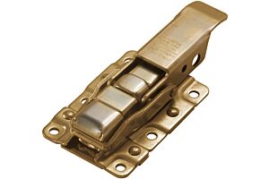 CatchBolt Padlockable Mild Steel Zinc Plate Passivate (Yellow)