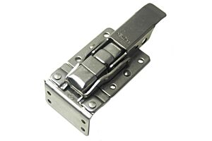 CatchBolt with 90 Degree Keeper and Padlockable Stainless Steel (Natural)