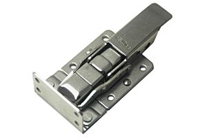 CatchBolt with 90 Degree Keeper Padlockable Stainless Steel (Natural)
