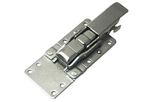 CatchBolt with Extension Plate and Safety Catch  Stainless Steel (Natural)