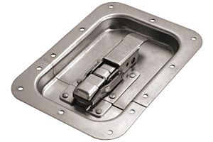CatchBolt in Recess Dish Padlockable Stainless Steel (Natural)