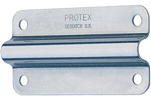 Handle Retaining Plate Mild Steel Zinc Plate Passivate (Silver Blue)