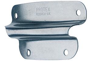470-600mm Drum Dia Handle Retaining Plate Mild Steel Zinc Plate Passivate (Silver Blue)