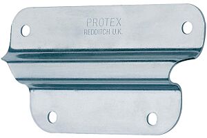 Handle Retaining Plate Mild Steel Zinc Plate Passivate (Silver Blue)