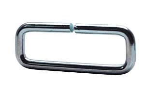 Short Drop Handle Mild Steel Zinc Plate Passivate (Silver Blue)