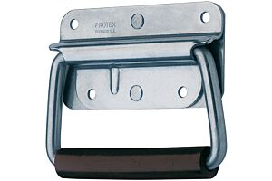 Spring Loaded Handle Mild Steel Zinc Plate Passivate (Silver Blue)