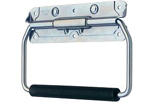 Spring Loaded Handle Mild Steel Zinc Plate Passivate (Silver Blue)